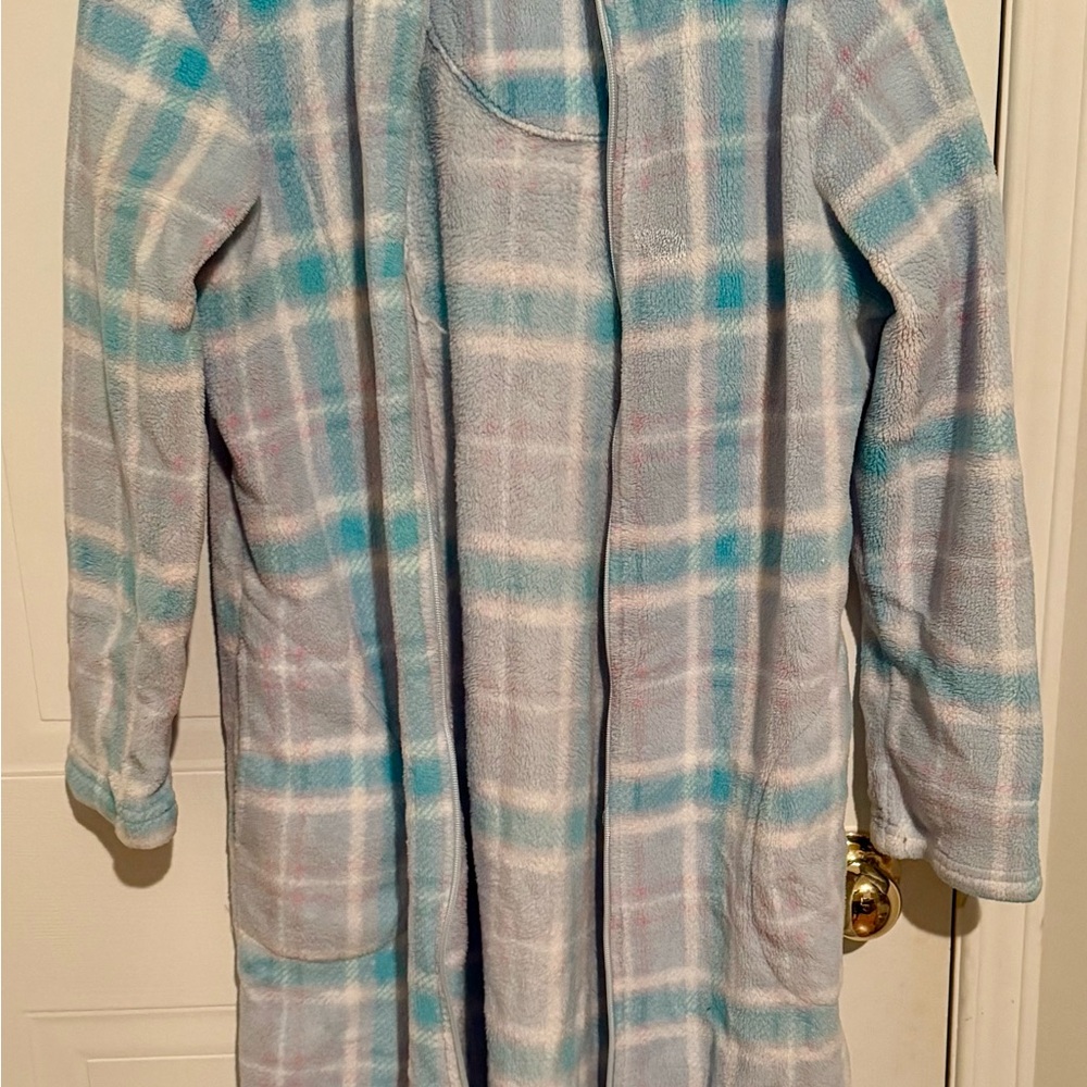 Plaid Fleece Robe
